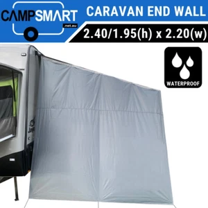 Campsmart Waterproof Caravan Privacy Screen End Wall Annexe for Roll Out Awning - Picture 1 of 6