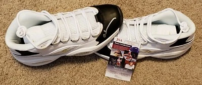 Allen Iverson Autographed Philadelphia 76ers Reebox Question Sneakers JSA-W COA  - Image 1 of 4