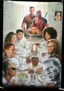Deadpool 2 Thanksgiving Promo ๐ฌ Ryan Reynold Original Theater Action Movie 2018 - Picture 1 of 5