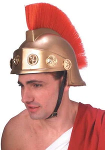 Gold Spartan Helmet Adult Halloween Accessory - Picture 1 of 1
