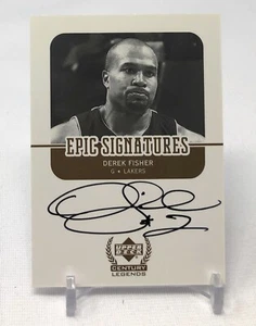 DEREK FISHER 2008-09 Ultimate Collection Legends AUTO 1999 Century Autograph UD - Picture 1 of 2