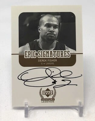 DEREK FISHER 2008-09 Ultimate Collection Legends AUTO 1999 Century Autograph UD - Image 1 of 2