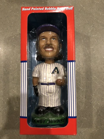 Randy Johnson Bobblehead Arizona Diamondback HOF Only Opened for Photos See 🔥 Cover