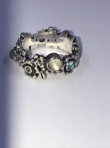 Original Pandora Topas Mondstein Natur Gelassenheit Ring Größe 6,5 - Bild 1 von 12