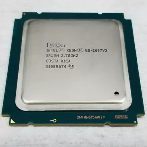 Intel Xeon E5-2697 V2 2.70GHz (SR19H) Twelve-Core 12-Core Processor CPU - Picture 1 of 2