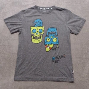 Shaun White Surf Skate Skulls Funny T Shirt Youth 12-14 Large Gray - Picture 1 of 11