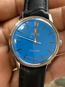 Omega Seamaster Blue Dial 24J SS Automatic Wristwatch - EXCELLENT - Picture 1 of 13