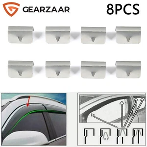 8PCS Rain Wind Deflector Clips Car Channel Clip Replacement For Heko G3 SNED - Picture 1 of 7