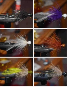 4 HAND TIED DEER HAIR FISHING JIGS 1/32 1/16 1/8 1/4oz Trout,crappie,bass,pike - Picture 1 of 11