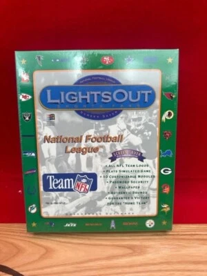 NFL Lights Out Sports Fans Screen Saver  1994 NIB - Image 1 of 2