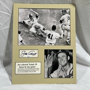 Joe Adcock Autographed Baseball Braves authenticated by JSA - Picture 1 of 6