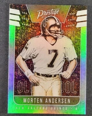 Morten Andersen 2020 Panini Prestige #OS-MA New Orleans Saints - Image 1 of 2