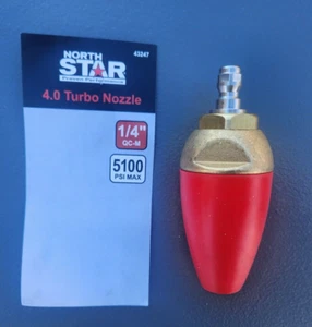 NorthStar Rotating Turbo Nozzle | 4.0 Orifice | 3000-5100 PSI, 43247 - Picture 1 of 1