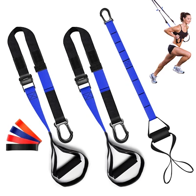 INTEY Schlingentrainer Fitnessbänder Suspension Schlingentraining mit Türanker