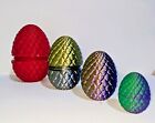3 Inch Scaled Dragon Egg Container For Articulated 3D Fidget Toy (Not Included)