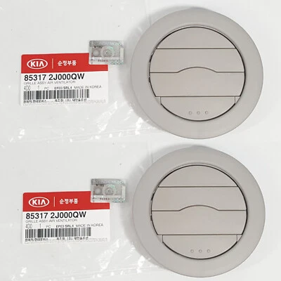 853172J000QW Conjunto de rejilla de ventilación de aire AC Techo Gris 2ea-1 Juego para Kia Sedona 2006-2014 Foto 1 de 4