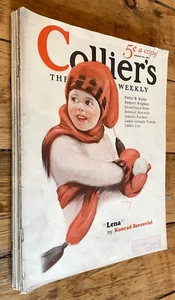 8 VTG Jazz Age Collier's Magazines  1927 Complete Issues Terhune Rice Wood VG - Picture 1 of 63