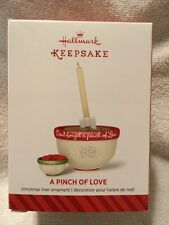 HALLMARK Keepsake 2014 A PINCH OF LOVE Mixing Bowl Spatula Kitchen- NEW