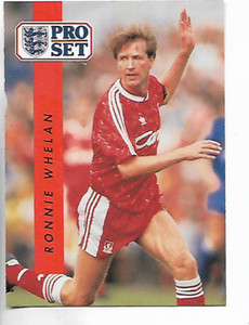 1990-91 Pro Set Ronnie Whelan Card