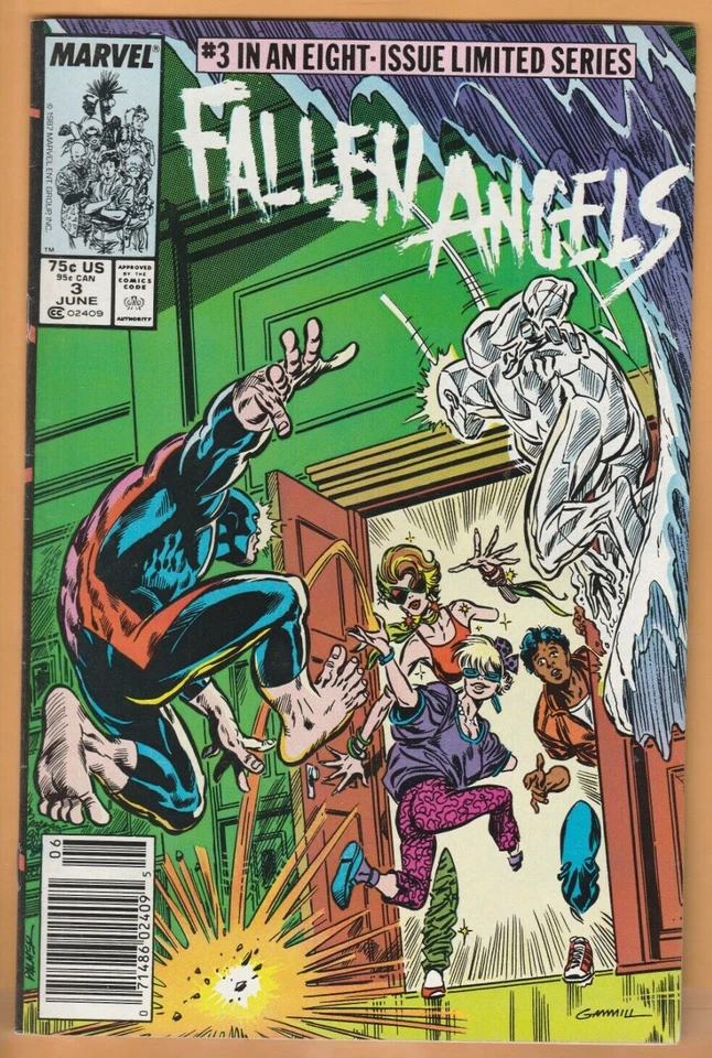 Fallen Angels #3 - (1987) - New Mutants - Newsstand - VF Foto 1 de 1