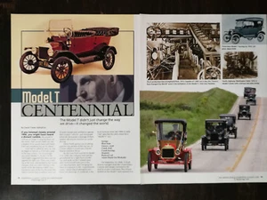 Ford Modelo T Centennial 3 Páginas Color Original Artículo 1023 - Imagen 1 de 2