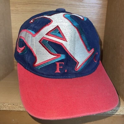 Vintage 90s Nike Arsenal Gunners FC Snapback Hat Football Soccer RARE Big Logo - Image 1 of 4