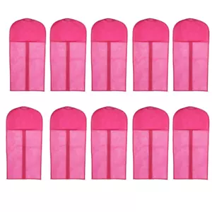 10 piezas Bolsa protectora de almacenamiento de extensión de cabello Estuche con soporte de peluca a prueba de polvo no tejido - Imagen 1 de 9