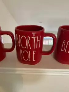 Tazza Rae Dunn Natale POLO NORD Rossa NUOVA - Foto 1 di 3