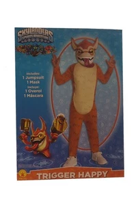 Boys Skylanders Spyro Trigger Happy Costume Halloween Sm Med Large 6 8 10 12 NEW - Picture 1 of 1
