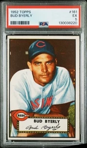 1952 Topps #161 Bud Byerly - Graded PSA 5 EX - 130038220 - Picture 1 of 2