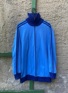 Adidas Made in West Germany 70er Jahre Blau Trainingsjacke Vintage Selten Größe L Herren - Bild 1 von 8