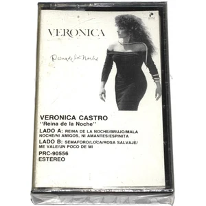 Veronica Castro - Reina De La Noche (Cassette Tape 1988) NEW SEALED - Picture 1 of 4