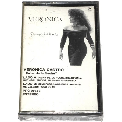 Veronica Castro - Reina De La Noche (Cassette Tape 1988) NUEVO NEW SEALED - Image 1 of 4