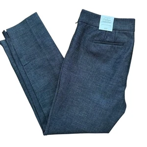 NWT Talbots Chatham Ankle Pants Womens 10P Gray Casual Career Comfort 32x26 - Picture 1 of 20