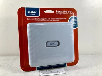Fujifilm Instax Link Wide Smartphone Printer Bundle w/Film Pack (10 Sheets) NEW! - Image 1 of 2