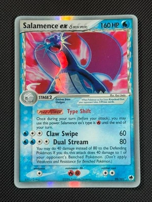 Salamence ex 98/101 HOLO Pokémon Card EX Dragon Frontiers Holo Rare - Image 1 of 4