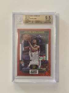 2022-23 Panini Chronicles Asia Score Premium Red JALEN WILLIAMS RC 25/48 BGS 9.5 - Picture 1 of 2