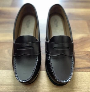 SPEDIZIONE GRATUITA Eastland mocassino donna pelle classico II Penny marrone taglia 7M - Foto 1 di 6