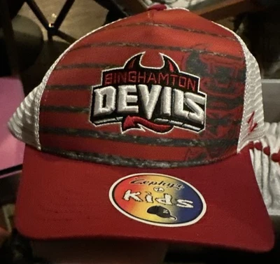 Binghamton Devils Hockey Baseball Cap (hat) Zephyr  Z Kids BRAND NEW W/ Tag - Image 1 of 4