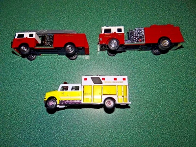 3 Lot: ROAD CHAMPS, ERTL, Fire/ Rescue, Diecast/Plastic, 1:64, Boston & Buffalo - Image 1 of 4
