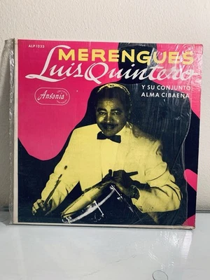 Luis Quintero Y Su Conjunto Alma Cibaeña – Merengues (1958) 1st Press EXCELLENT - Image 1 of 4