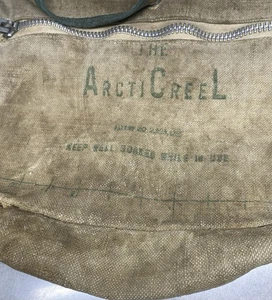 Vintage Rustic Arcti Creel Bag ~ Well Worn ~ Fishing Bag - Picture 1 of 11