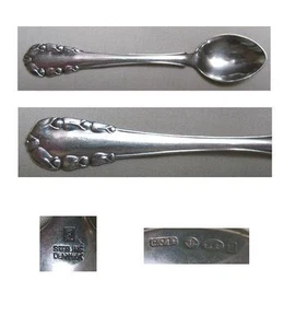 LILY OF THE VALLEY - ROSE 1913 DEMITASSE SPOON BY GEORG JENSEN   - Picture 1 of 1