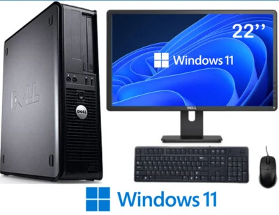 POSTAZIONE PC WINDOWS 11 COMPUTER CON SSD E MONITOR 22'' DESKTOP COMPLETA - Immagine 1 di 3