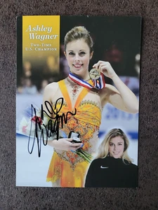 Ashley Wagner Gymnast Two-Time Champ large signed postcard - Autographed! - Picture 1 of 3