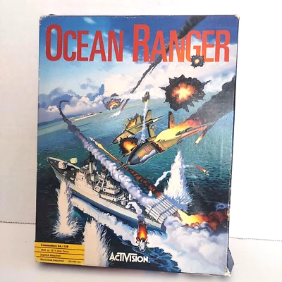 Commodore 64 /128 Vintage Activision Game Ocean Ranger - Image 1 of 4