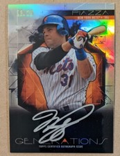 2015 FINEST GENERATIONS AUTOGRAPH #FGAMP MIKE PIAZZA AUTO #'D 13/25
