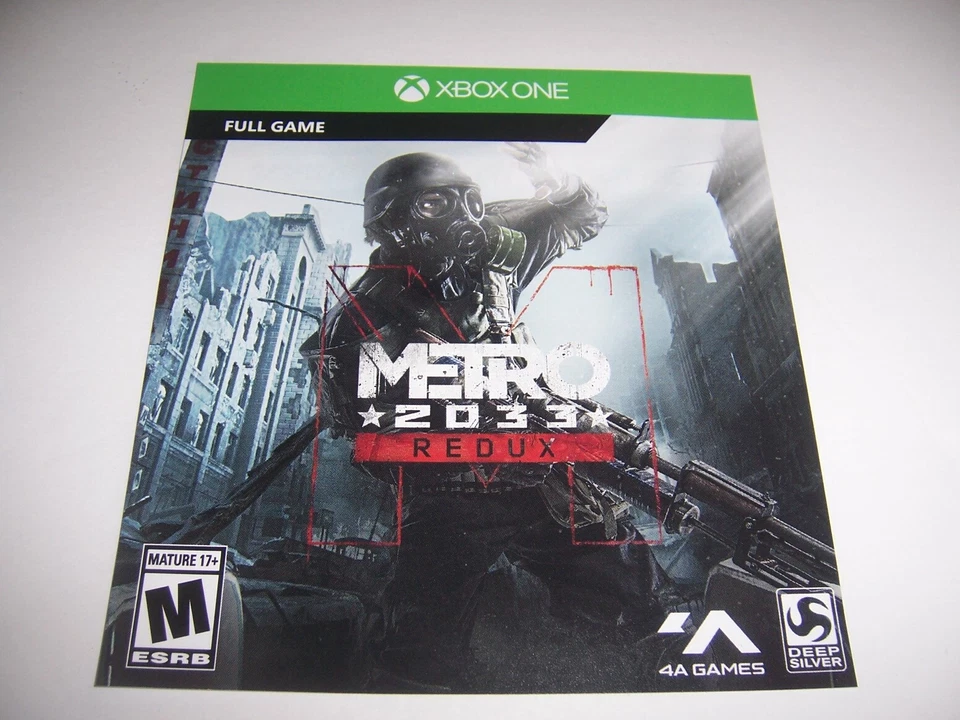 Metro Redux 2033 Spiel Download DLC für Xbox One XB1 - ohne Disc - Bild 1 von 1