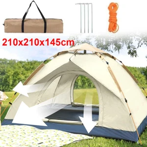 Camping Zelt Automatisches 3-4 Mann Personen Instant-Zelt Pop Up Kuppelzelt - Bild 1 von 18