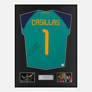 Camiseta enmarcada firmada por Iker Casillas Mundial 2010 [Clásica] - Imagen 1 de 4
